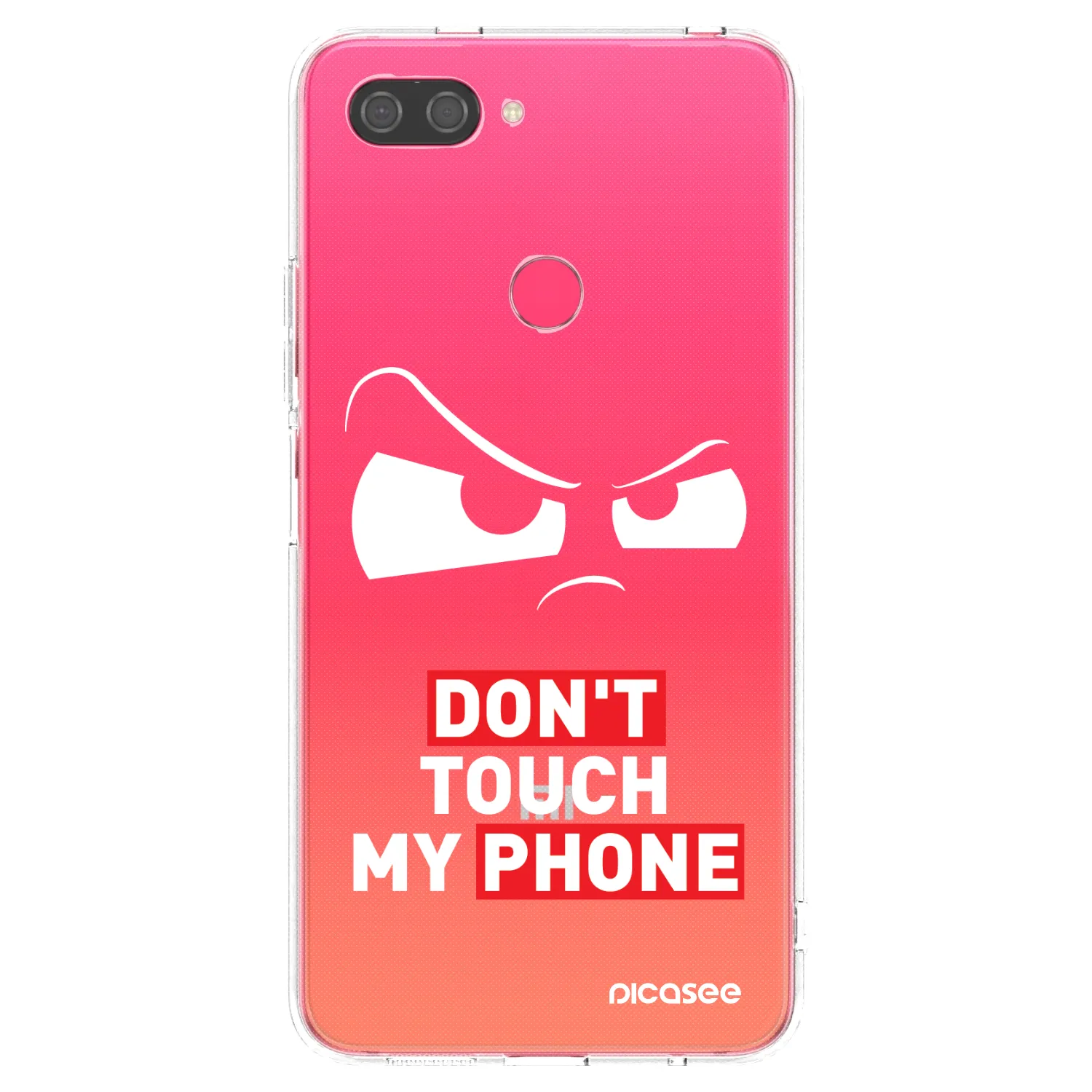 Picasee silikonska prozirna maskica za Xiaomi Mi 8 Lite - Cloudy Eye - Transparent
