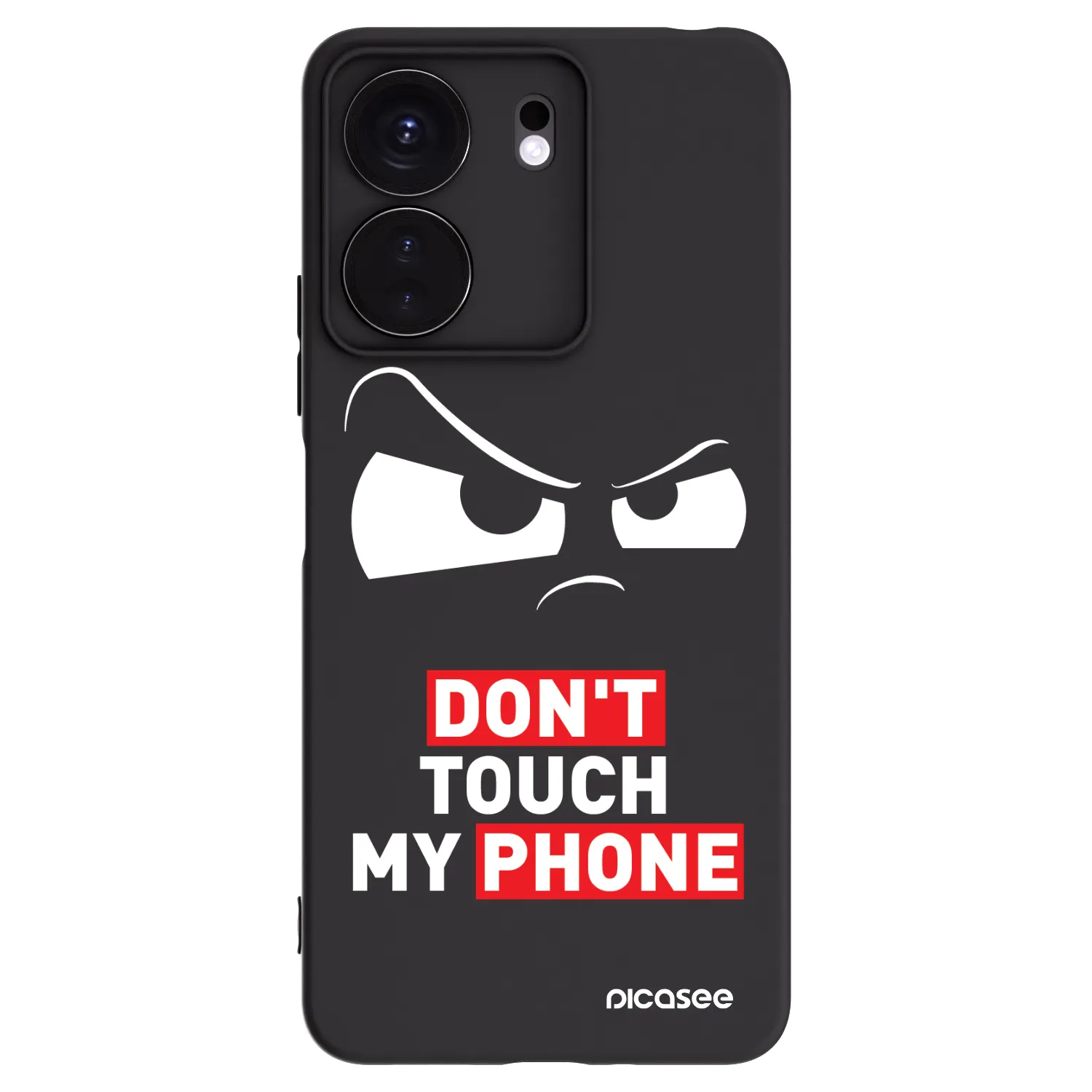 Picasee crna silikonska maskica za Xiaomi Redmi 13C 4G - Cloudy Eye - Transparent