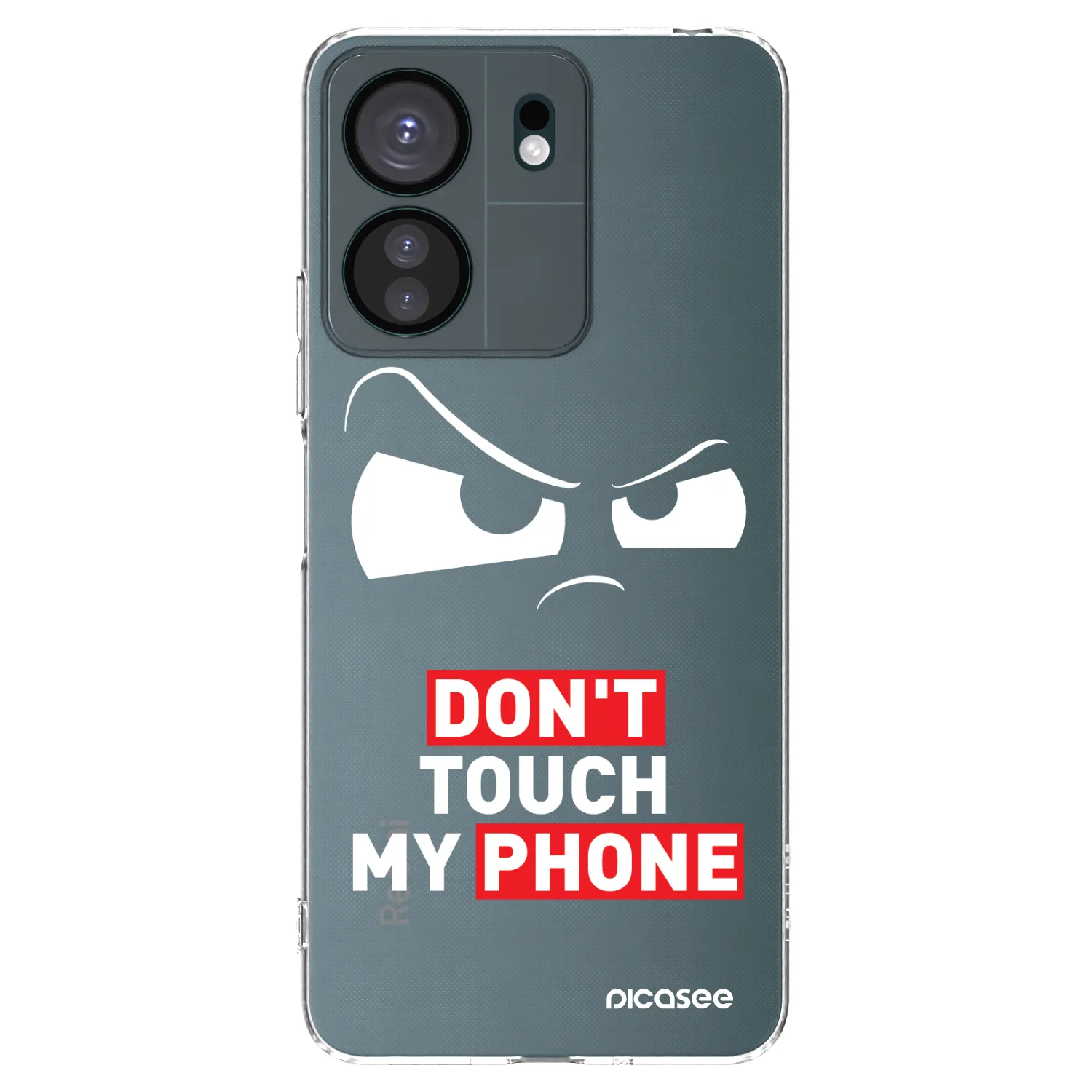 Picasee silikonska prozirna maskica za Xiaomi Redmi 13C 4G - Cloudy Eye - Transparent