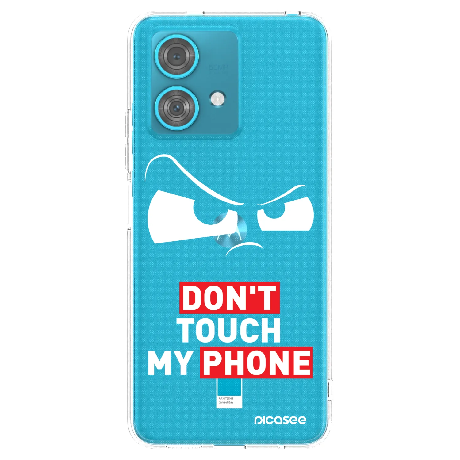Picasee silikonska prozirna maskica za Motorola Edge 40 Neo - Cloudy Eye - Transparent
