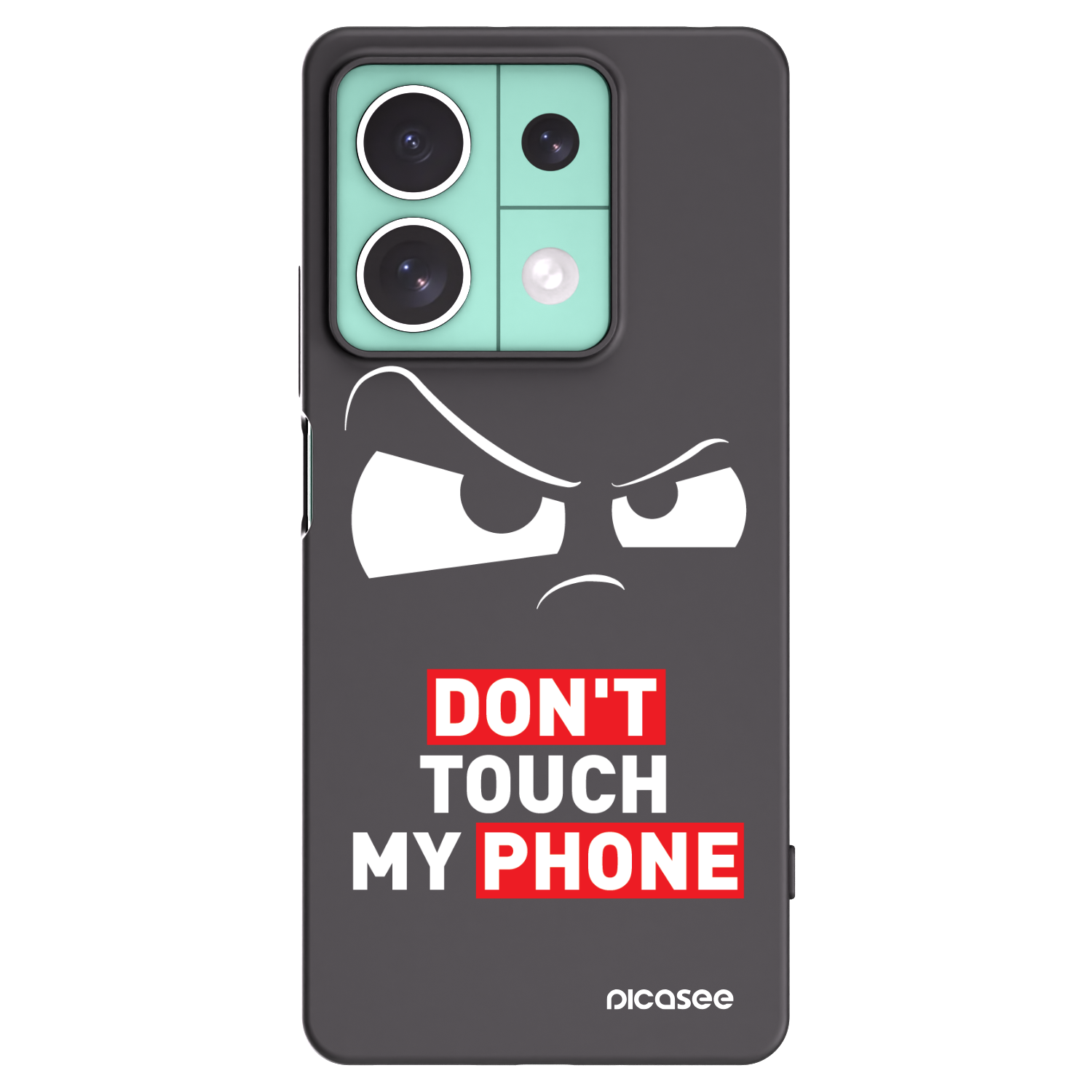 Picasee crna silikonska maskica za Xiaomi Redmi Note 13 5G - Cloudy Eye - Transparent