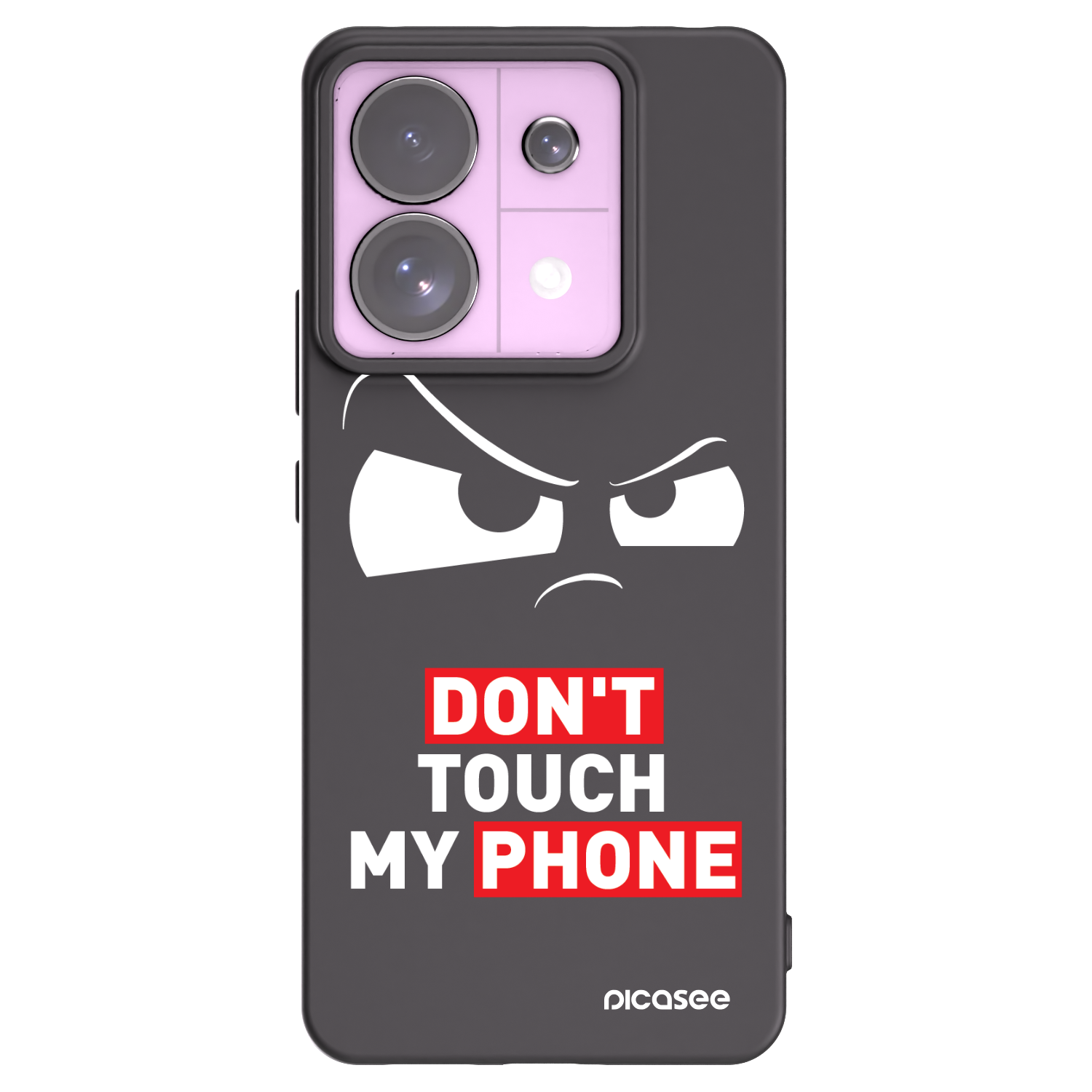 Picasee crna silikonska maskica za Xiaomi Redmi Note 13 Pro 5G - Cloudy Eye - Transparent