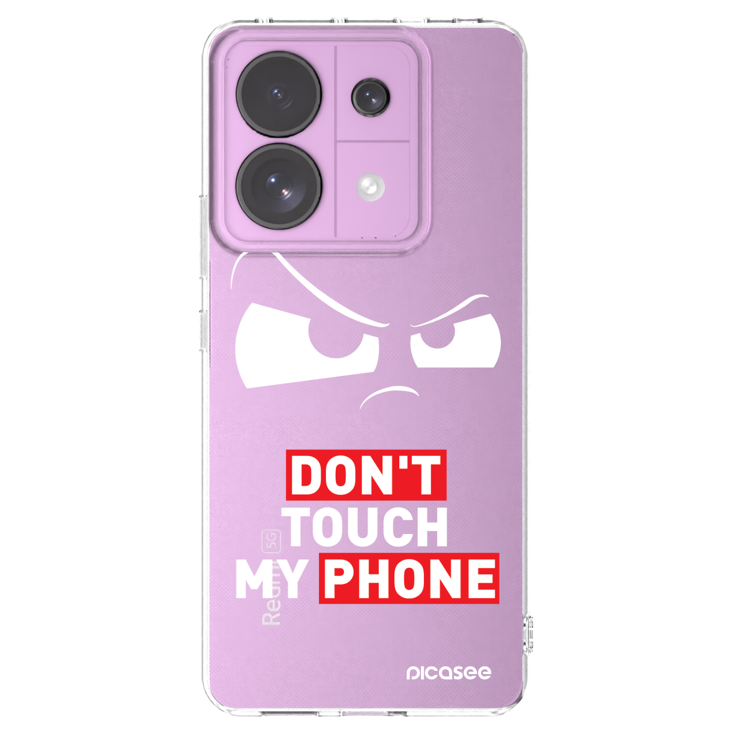 Picasee silikonska prozirna maskica za Xiaomi Redmi Note 13 Pro 5G - Cloudy Eye - Transparent