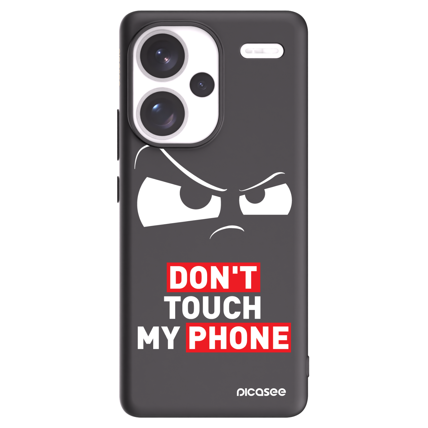 Picasee crna silikonska maskica za Xiaomi Redmi Note 13 Pro+ 5G - Cloudy Eye - Transparent