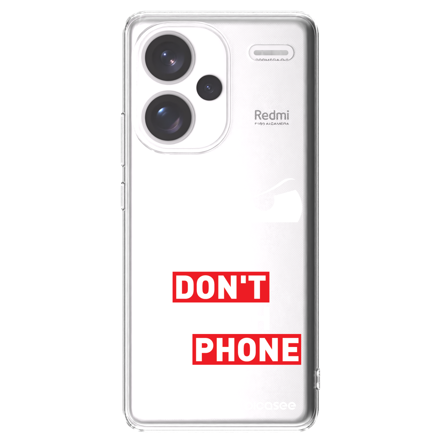 Picasee silikonska prozirna maskica za Xiaomi Redmi Note 13 Pro+ 5G - Cloudy Eye - Transparent