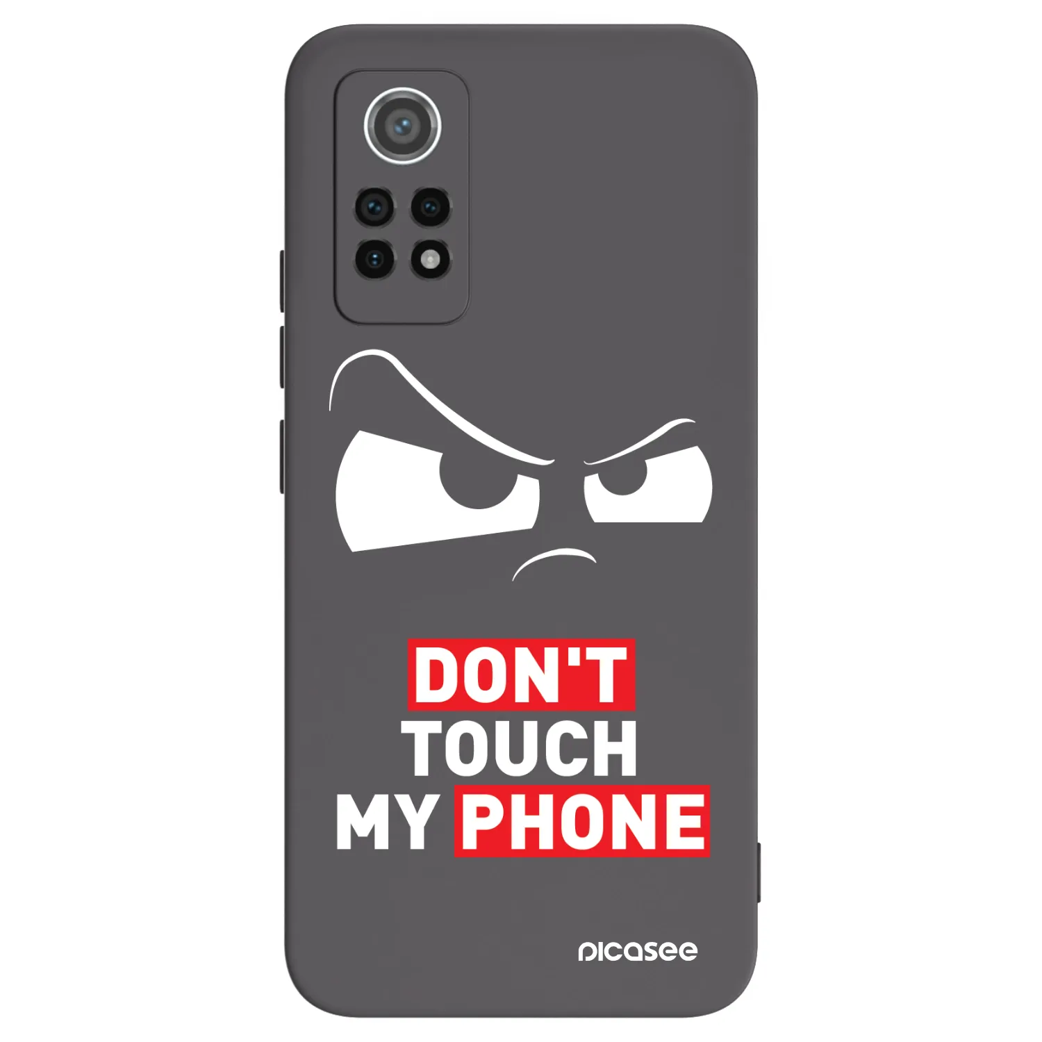 Picasee crna silikonska maskica za Xiaomi Redmi Note 12 Pro 4G - Cloudy Eye - Transparent