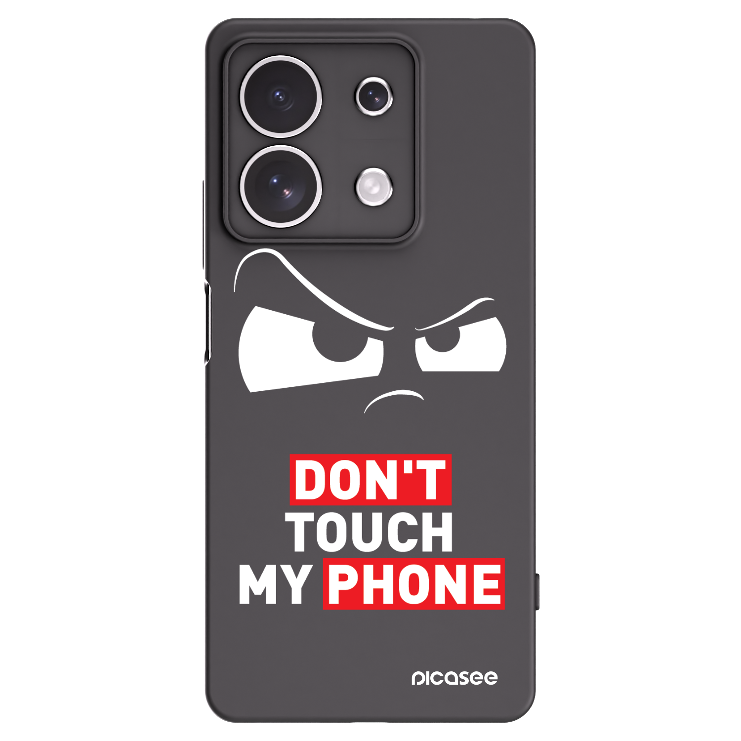 Picasee crna silikonska maskica za Xiaomi Redmi Note 13 4G - Cloudy Eye - Transparent
