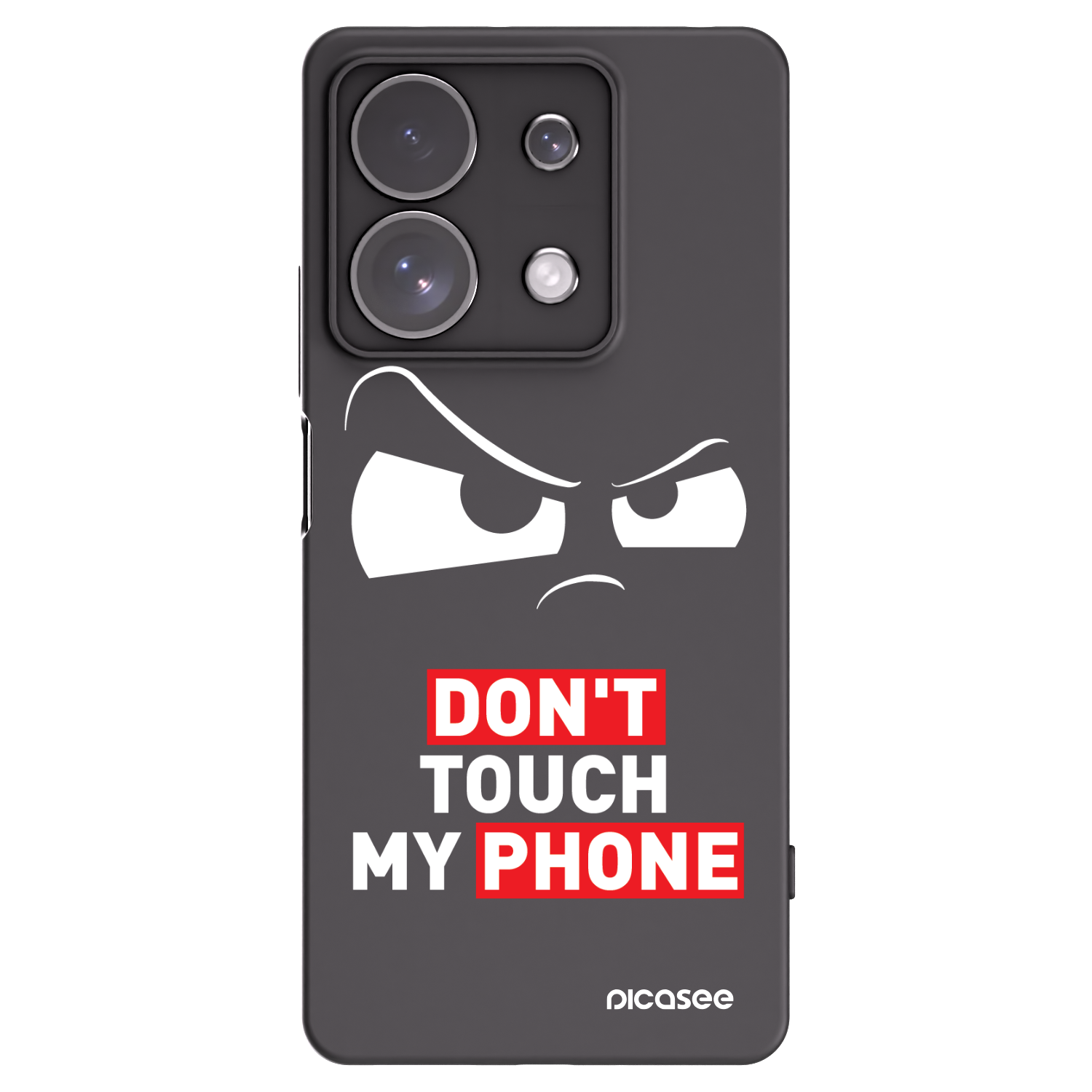 Picasee crna silikonska maskica za Xiaomi Redmi Note 13 Pro 4G - Cloudy Eye - Transparent
