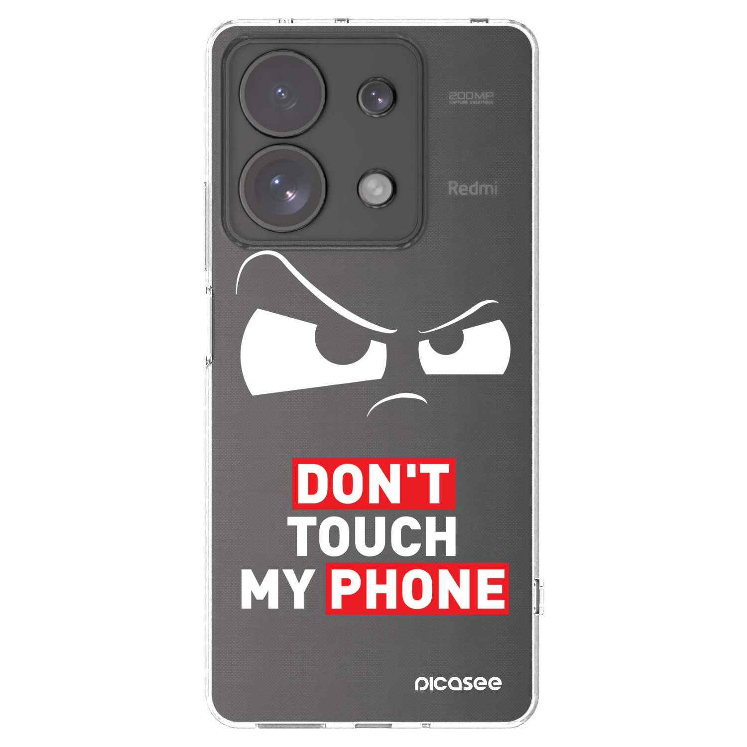 Picasee silikonska prozirna maskica za Xiaomi Redmi Note 13 Pro 4G - Cloudy Eye - Transparent
