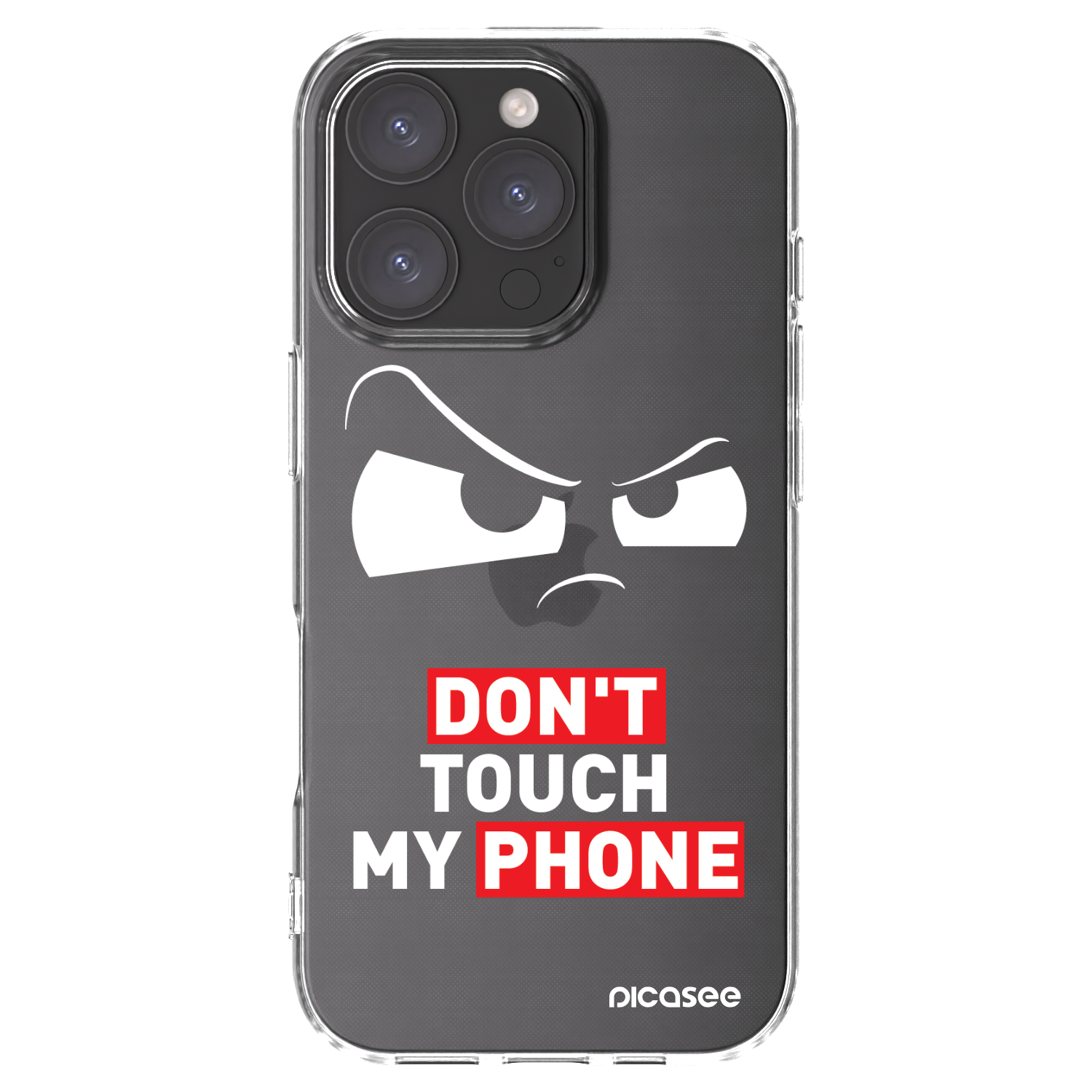 Picasee silikonska prozirna maskica za Apple iPhone 16 Pro - Cloudy Eye - Transparent