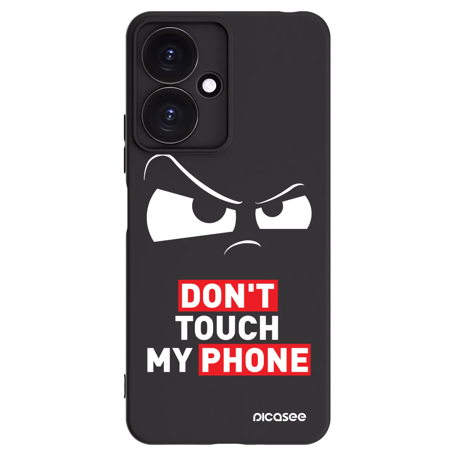 Picasee crna silikonska maskica za Xiaomi Redmi 13C 5G - Cloudy Eye - Transparent