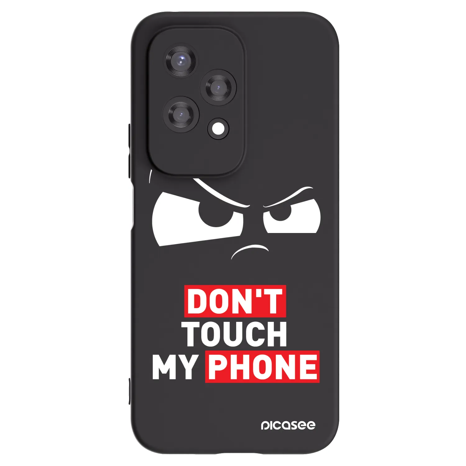 Picasee crna silikonska maskica za Honor 200 Lite - Cloudy Eye - Transparent