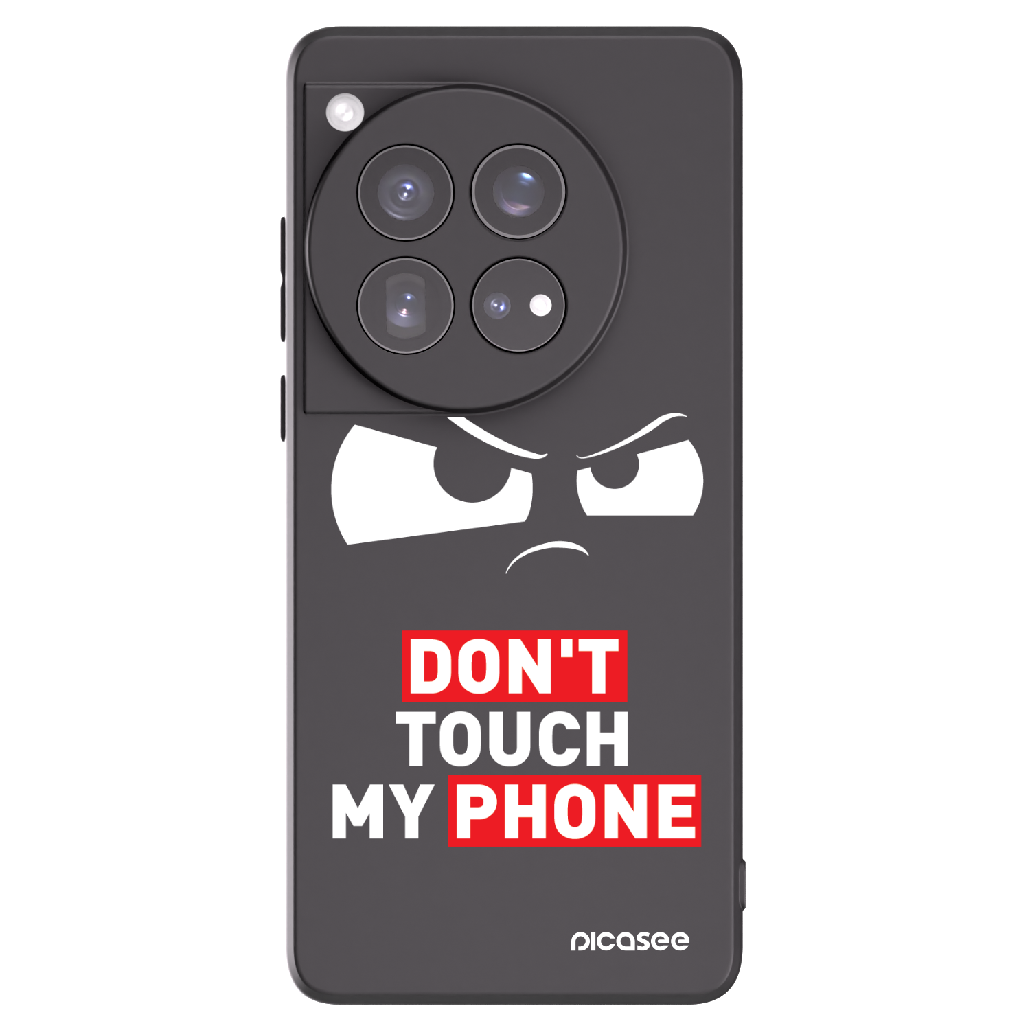 Picasee crna silikonska maskica za OnePlus 12 5G - Cloudy Eye - Transparent