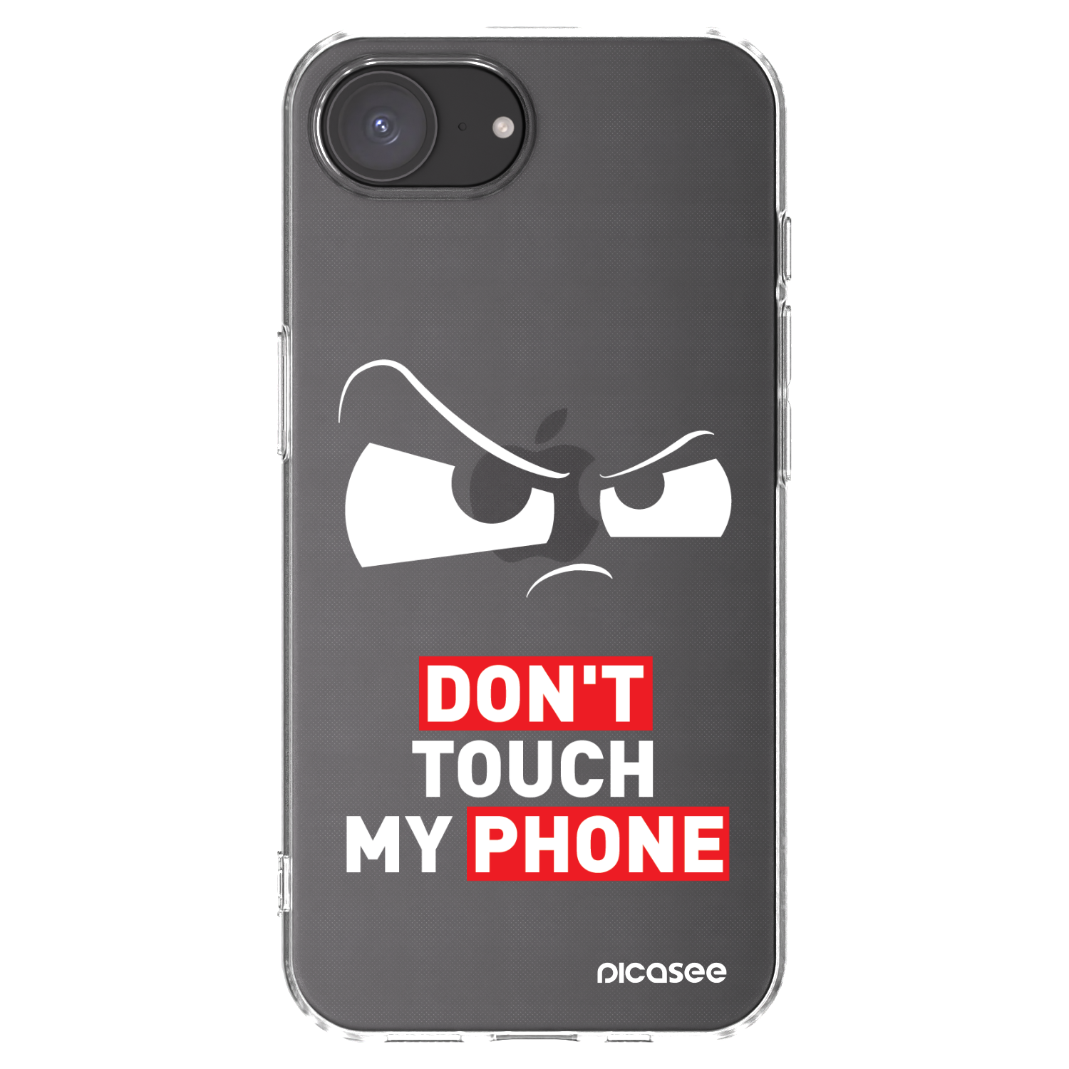 Picasee silikonska prozirna maskica za Apple iPhone 16e - Cloudy Eye - Transparent