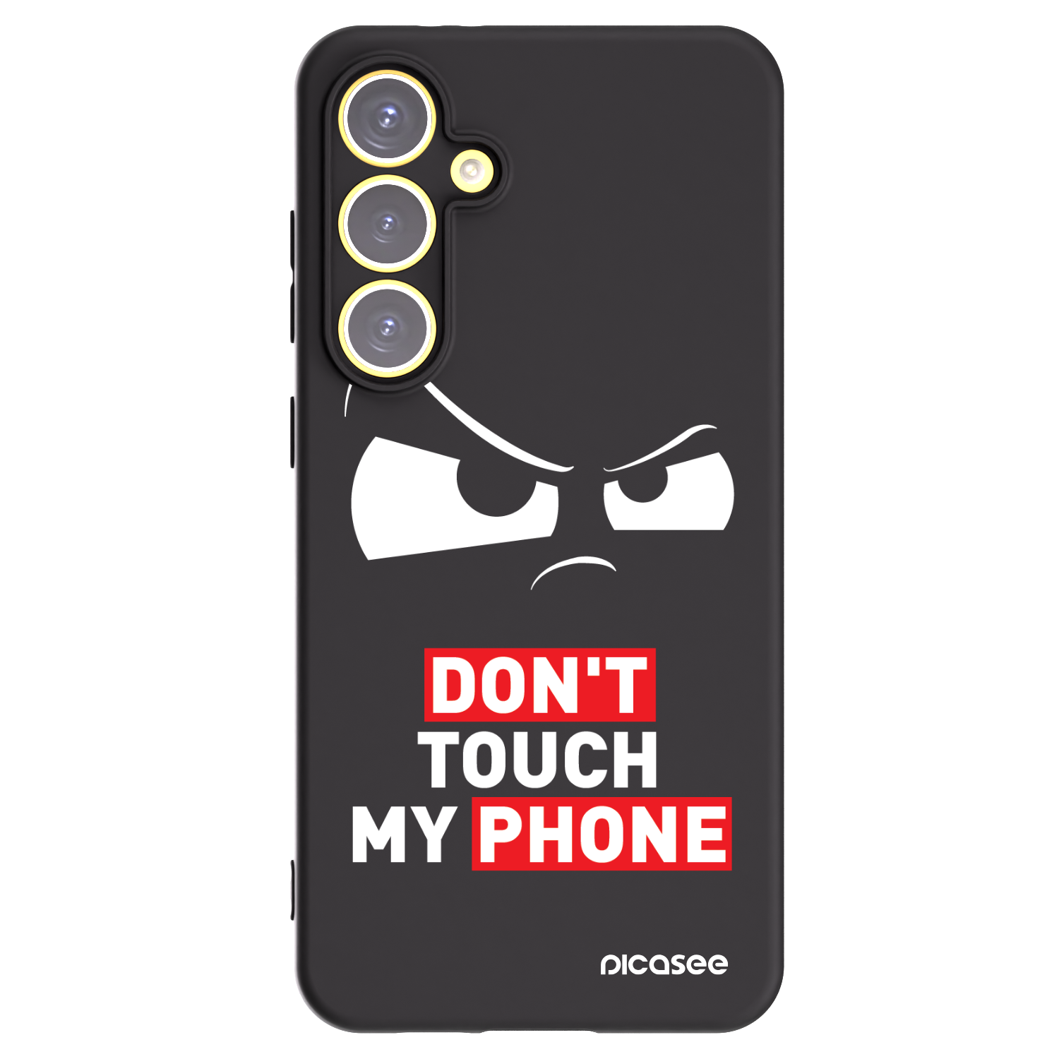 Picasee crna silikonska maskica za Samsung Galaxy S24 FE S721B - Cloudy Eye - Transparent