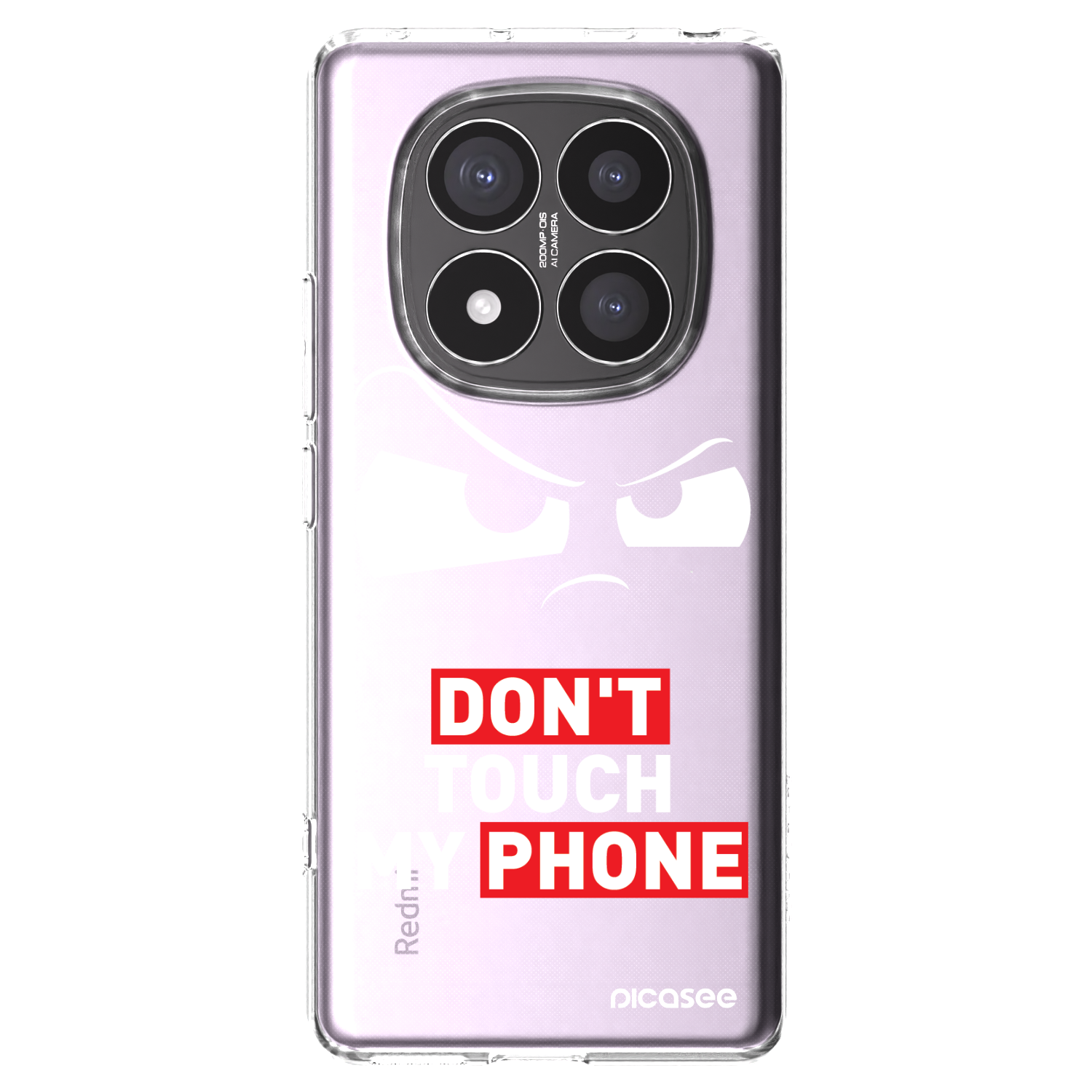 Picasee silikonska prozirna maskica za Xiaomi Redmi Note 14 Pro+ 5G - Cloudy Eye - Transparent