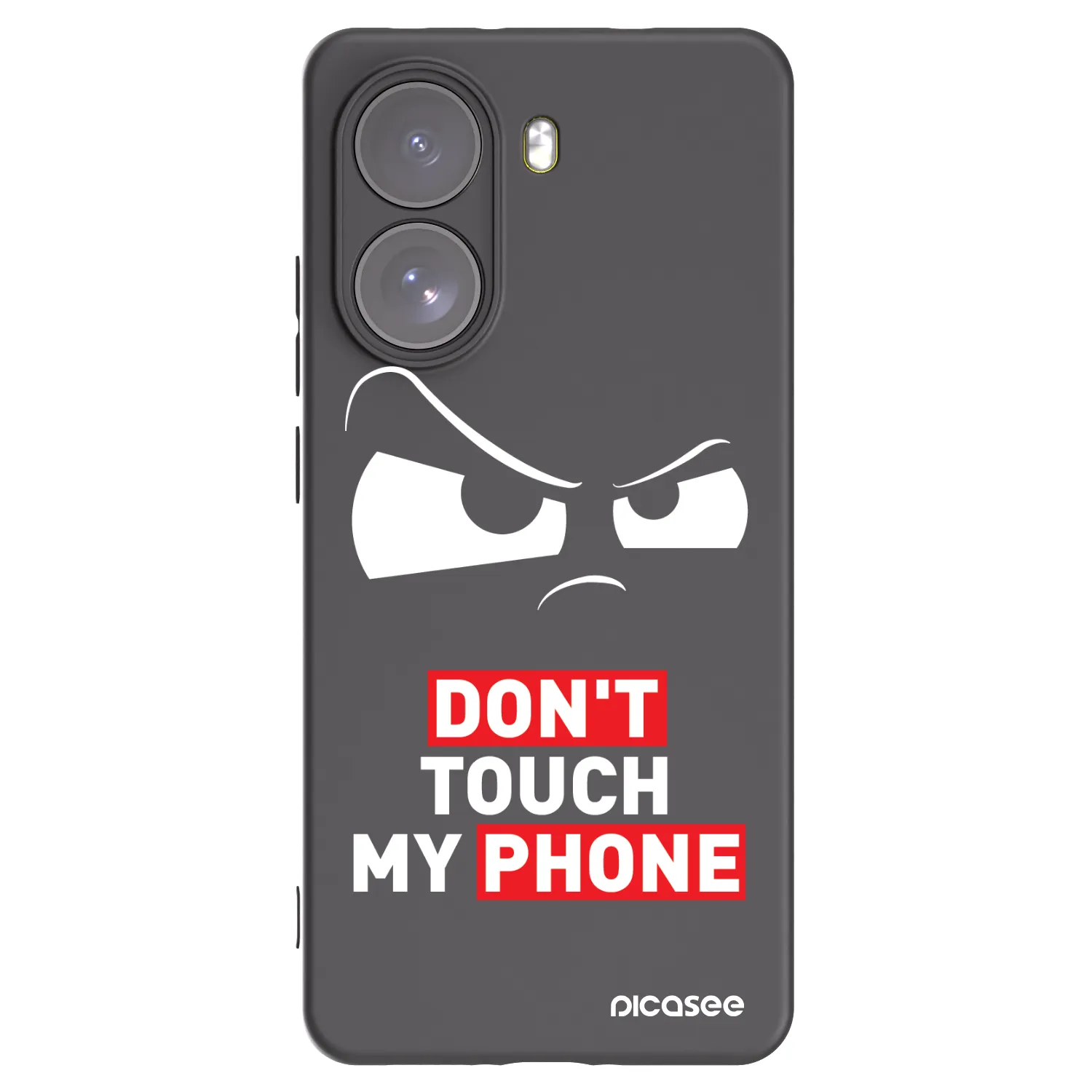 Picasee crna silikonska maskica za Xiaomi Poco X7 - Cloudy Eye - Transparent