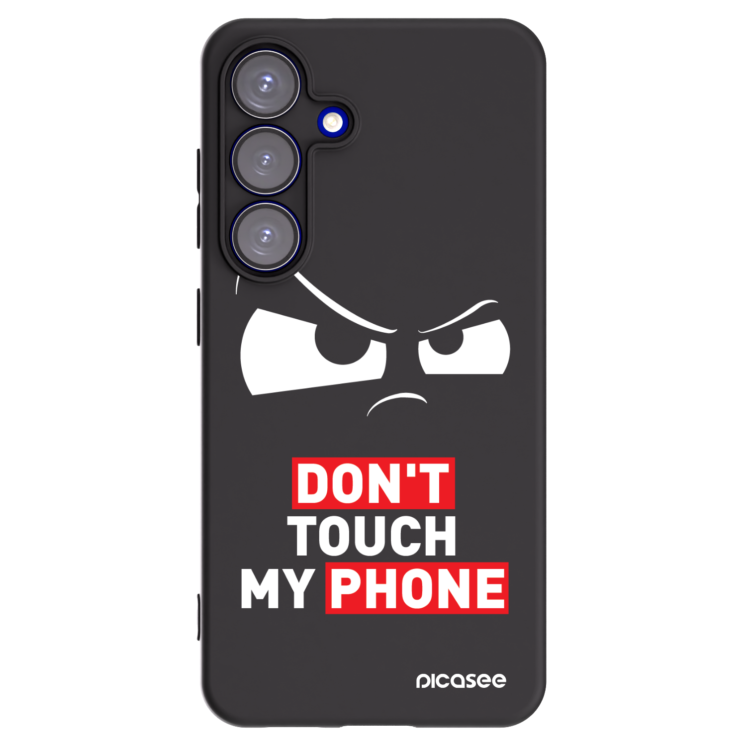 Picasee crna silikonska maskica za Samsung Galaxy S25 5G - Cloudy Eye - Transparent