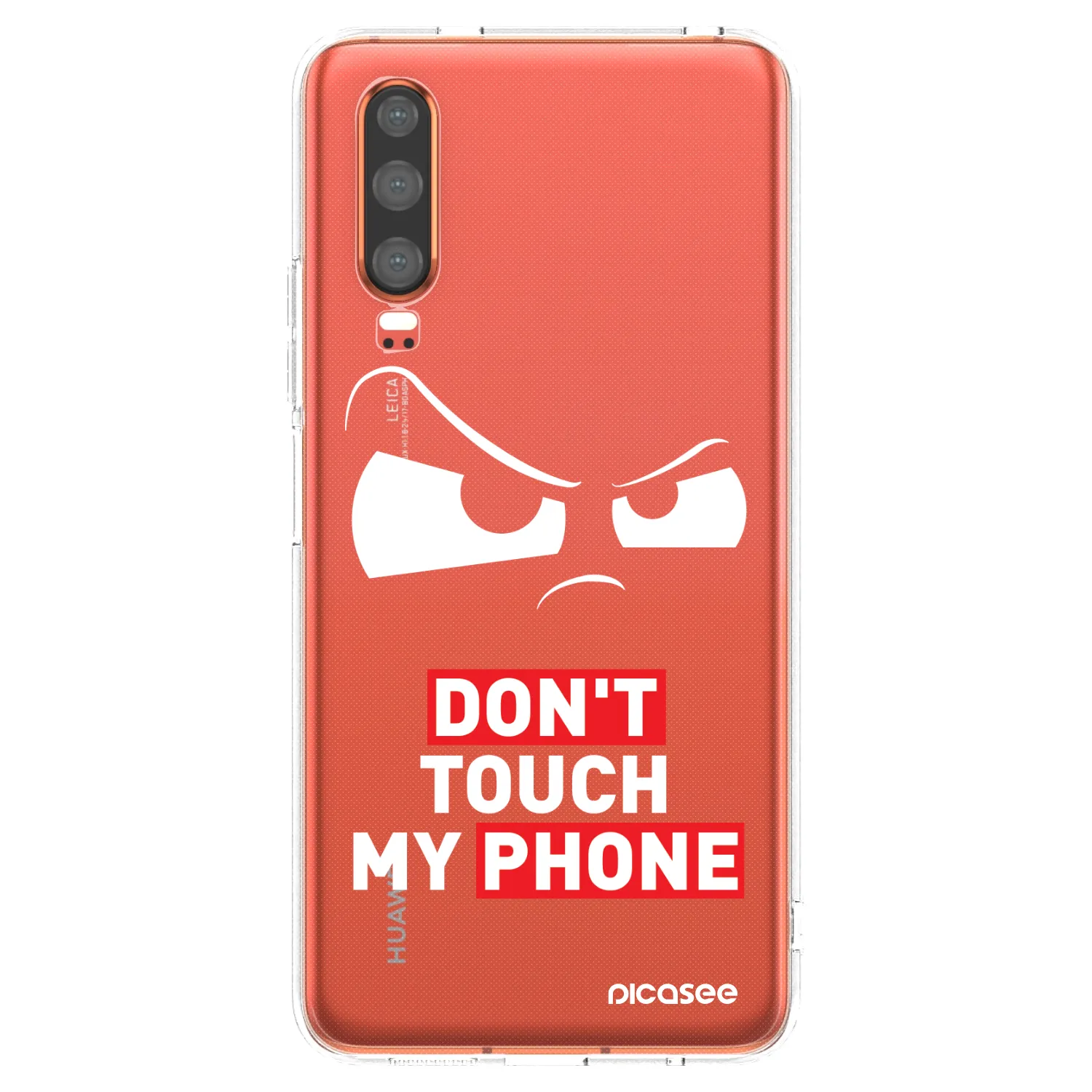 Picasee silikonska prozirna maskica za Huawei P30 - Cloudy Eye - Transparent