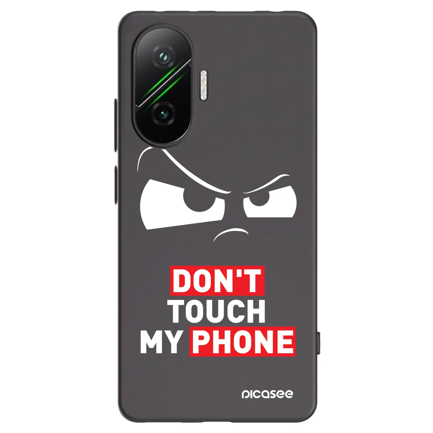 Picasee crna silikonska maskica za Xiaomi Poco F7 Pro 5G - Cloudy Eye - Transparent