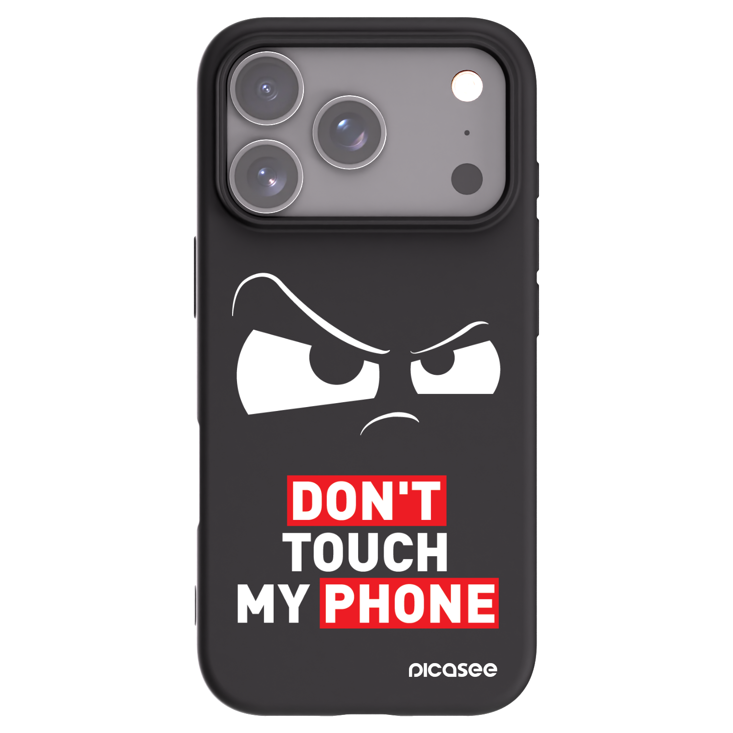 Picasee crna silikonska maskica za Apple iPhone 17 Pro - Cloudy Eye - Transparent