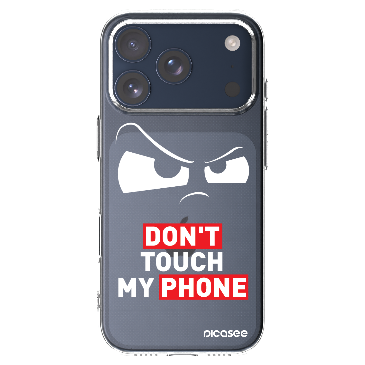 Picasee silikonska prozirna maskica za Apple iPhone 17 Pro - Cloudy Eye - Transparent