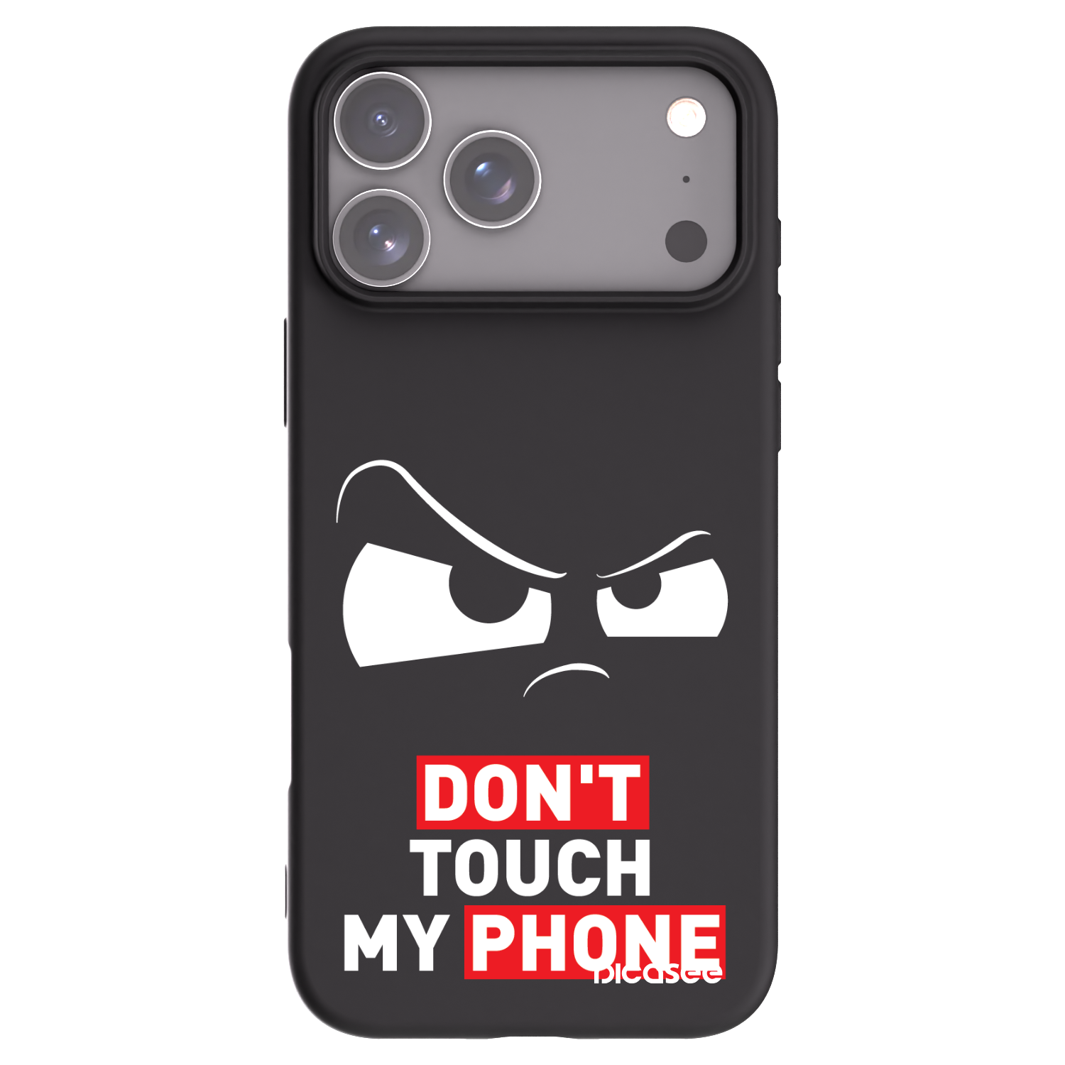 Picasee crna silikonska maskica za Apple iPhone 17 Pro Max - Cloudy Eye - Transparent