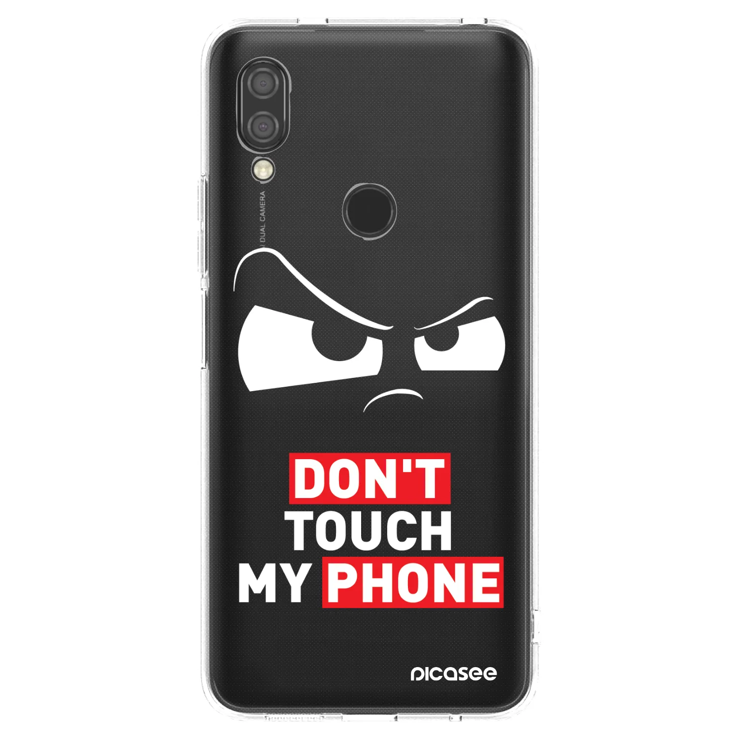 Picasee silikonska prozirna maskica za Xiaomi Redmi 7 - Cloudy Eye - Transparent