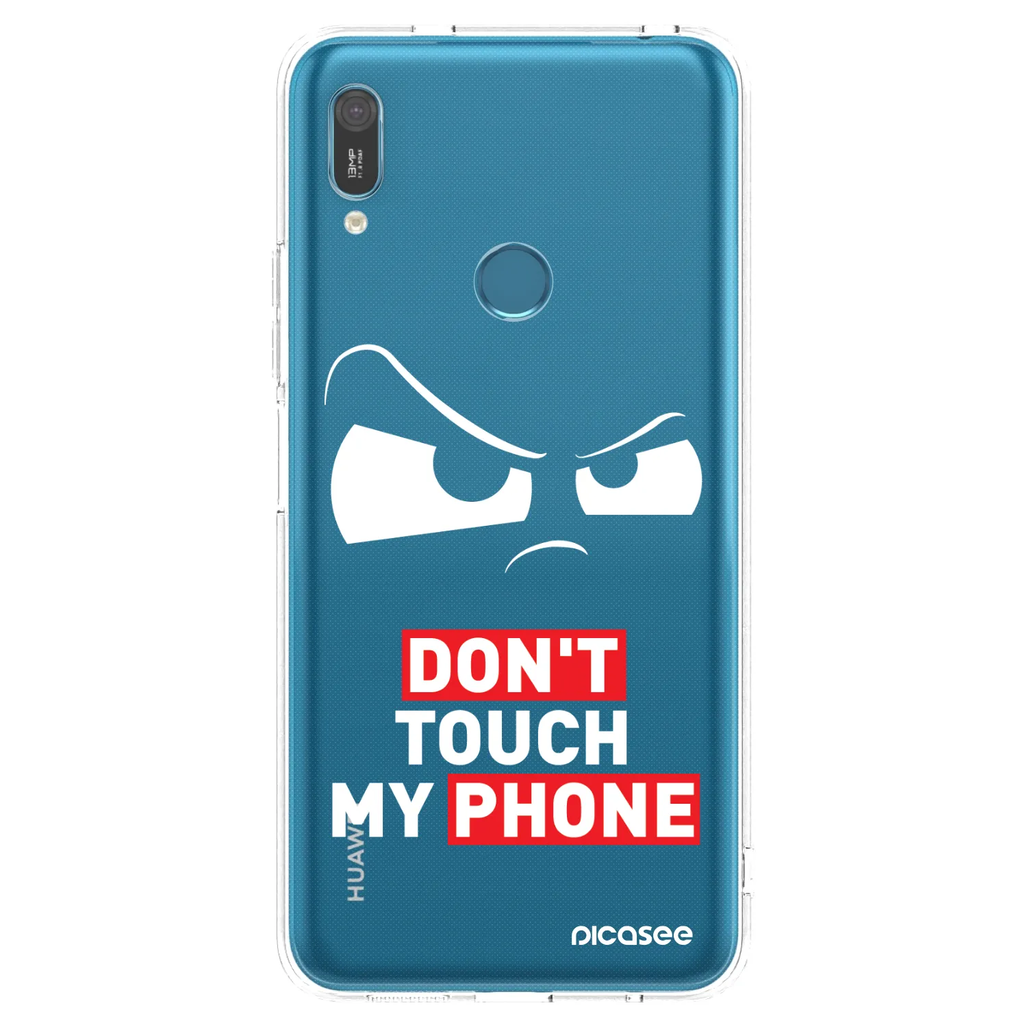 Picasee silikonska prozirna maskica za Huawei Y6 2019 - Cloudy Eye - Transparent