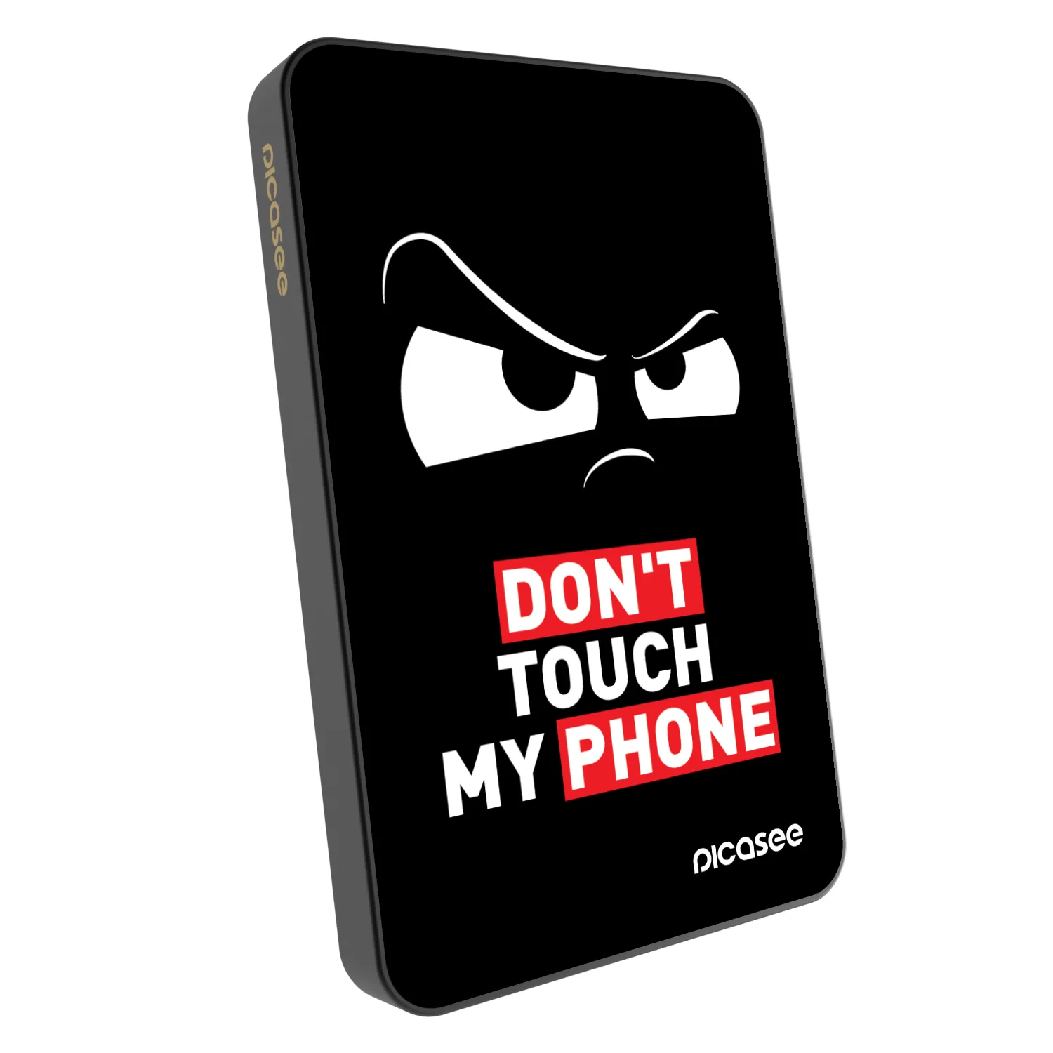 Picasee Prijenosni punjač s MagSafe 5 000 mAh Sivo - Cloudy Eye - Transparent