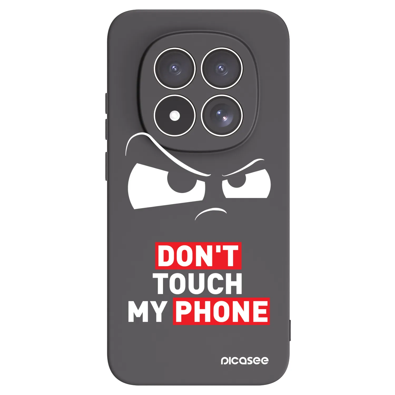 Picasee crna silikonska maskica za Xiaomi Redmi Note 15 Pro 4G - Cloudy Eye - Transparent