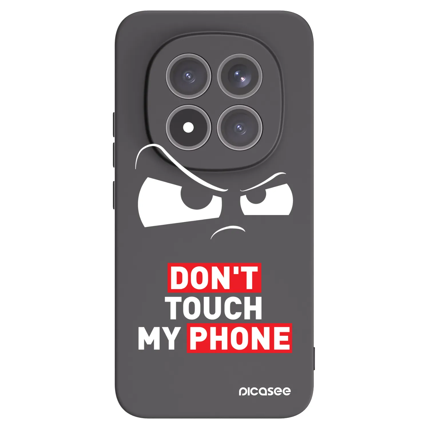 Picasee crna silikonska maskica za Xiaomi Redmi Note 15 Pro+ - Cloudy Eye - Transparent