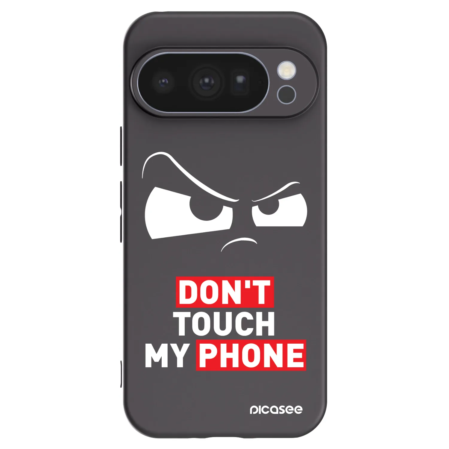 Picasee crna silikonska maskica za Google Pixel 10 Pro - Cloudy Eye - Transparent