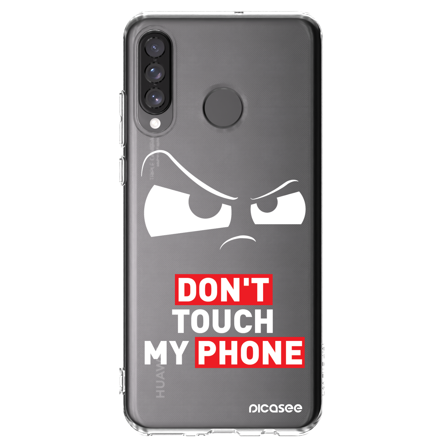 Picasee silikonska prozirna maskica za Huawei P30 Lite - Cloudy Eye - Transparent