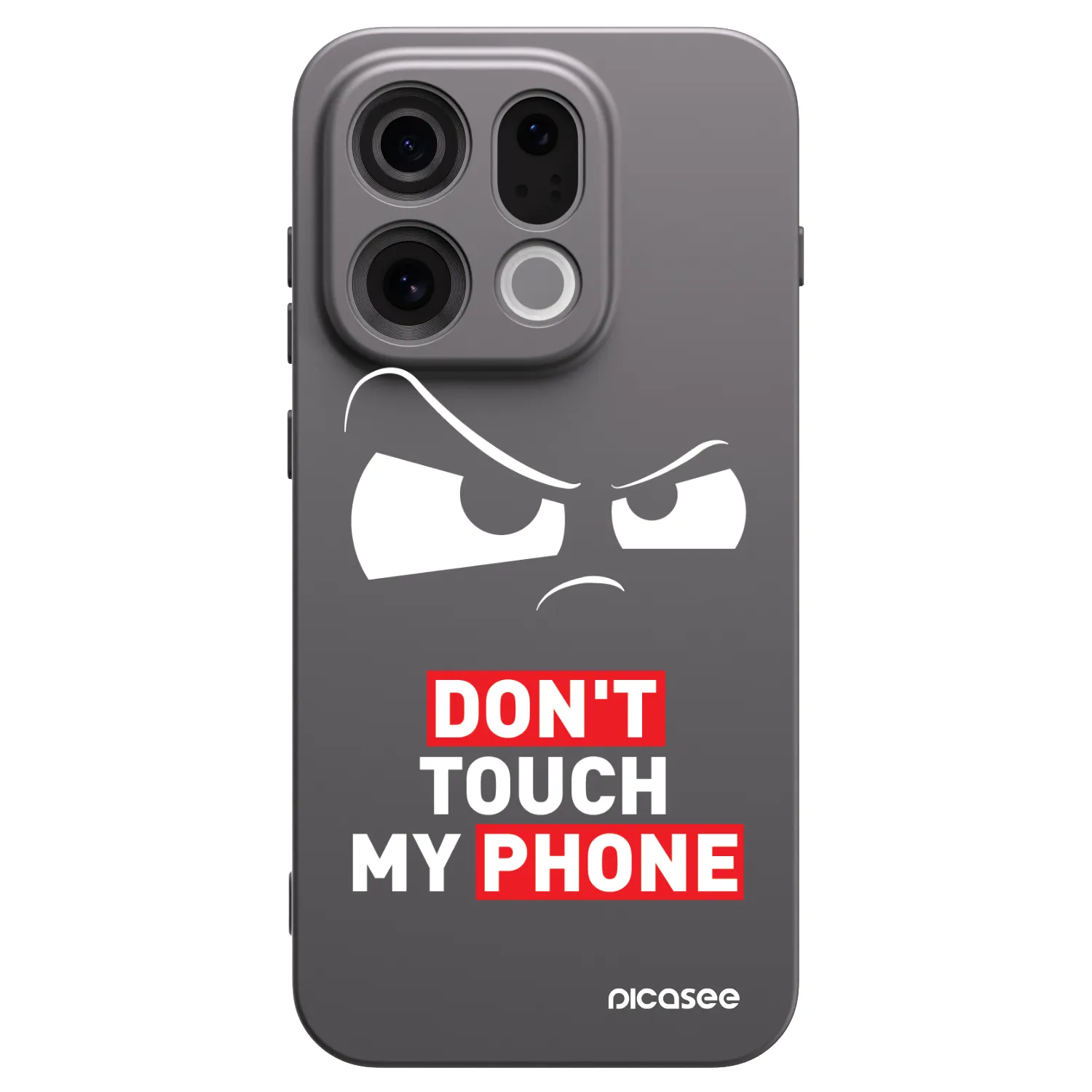 Picasee crna silikonska maskica za OPPO Find X9 - Cloudy Eye - Transparent