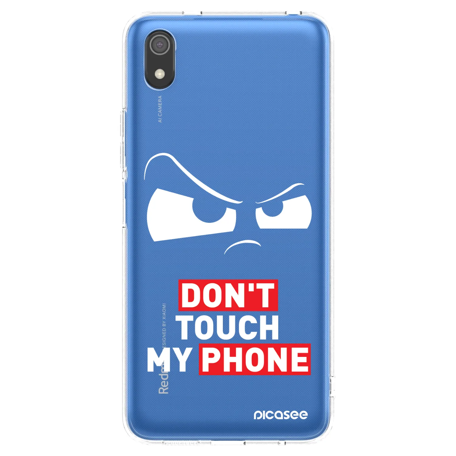 Picasee silikonska prozirna maskica za Xiaomi Redmi 7A - Cloudy Eye - Transparent
