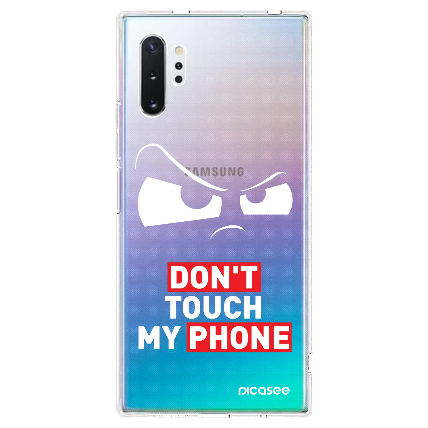 Picasee silikonska prozirna maskica za Samsung Galaxy Note 10+ N975F - Cloudy Eye - Transparent