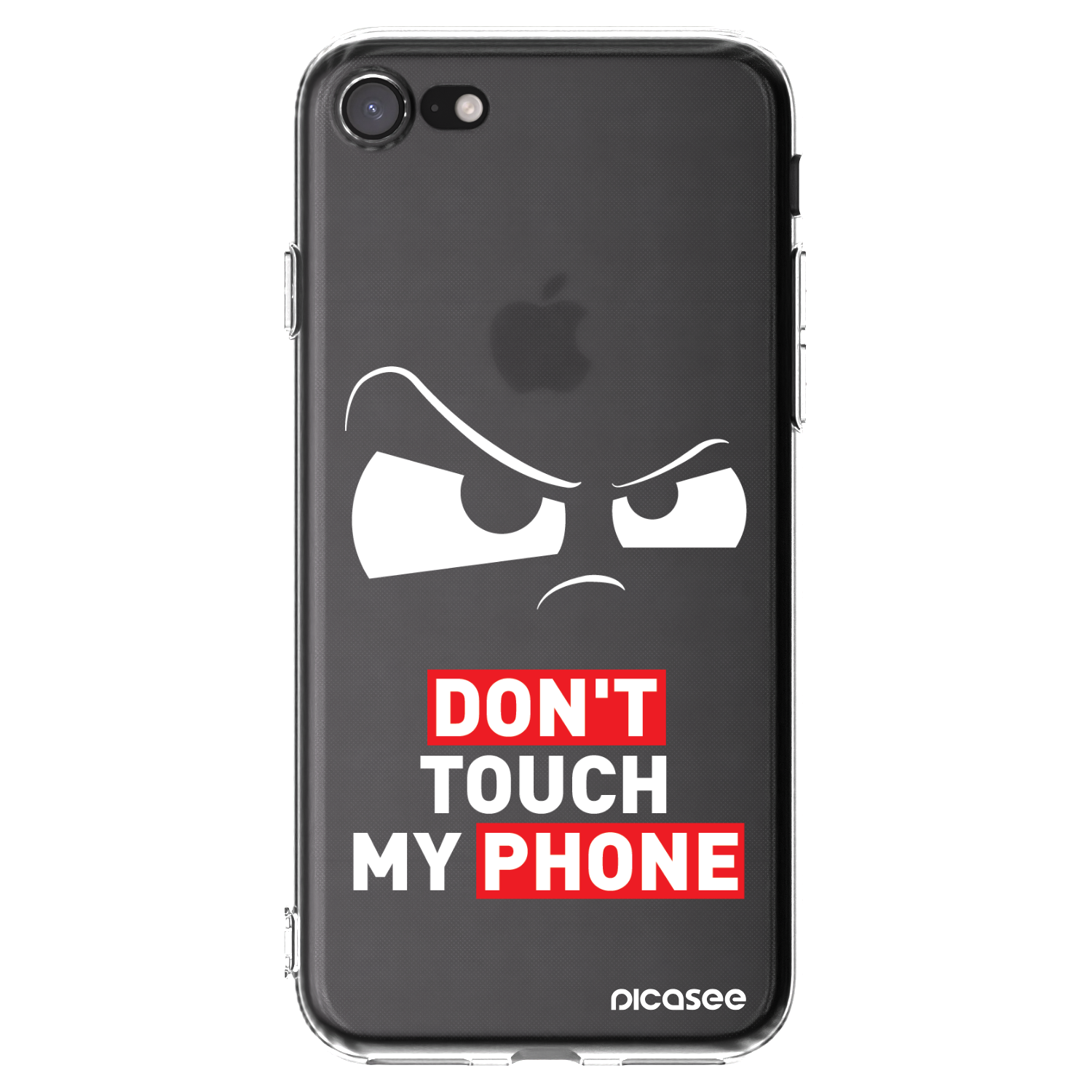 Picasee silikonska prozirna maskica za Apple iPhone 8 - Cloudy Eye - Transparent
