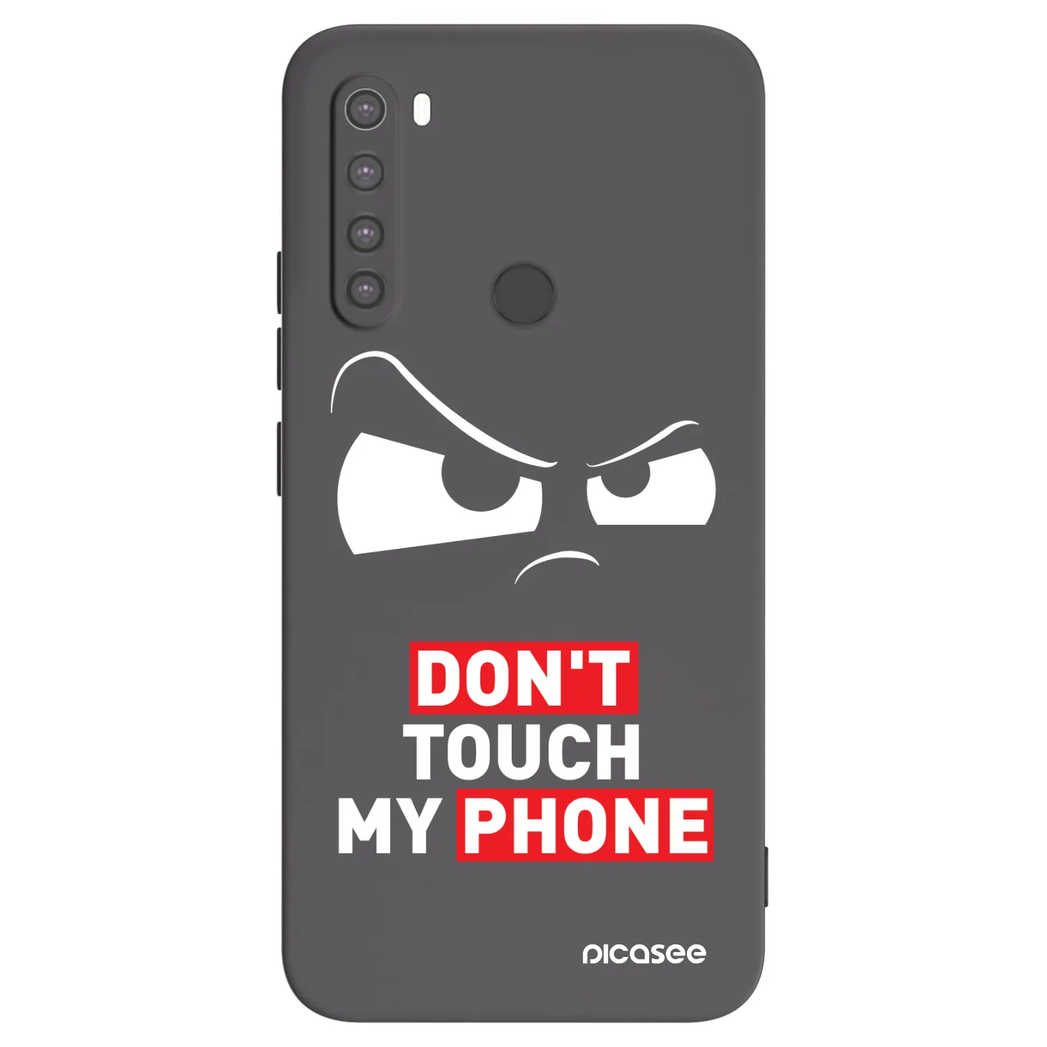 Picasee crna silikonska maskica za Xiaomi Redmi Note 8 - Cloudy Eye - Transparent