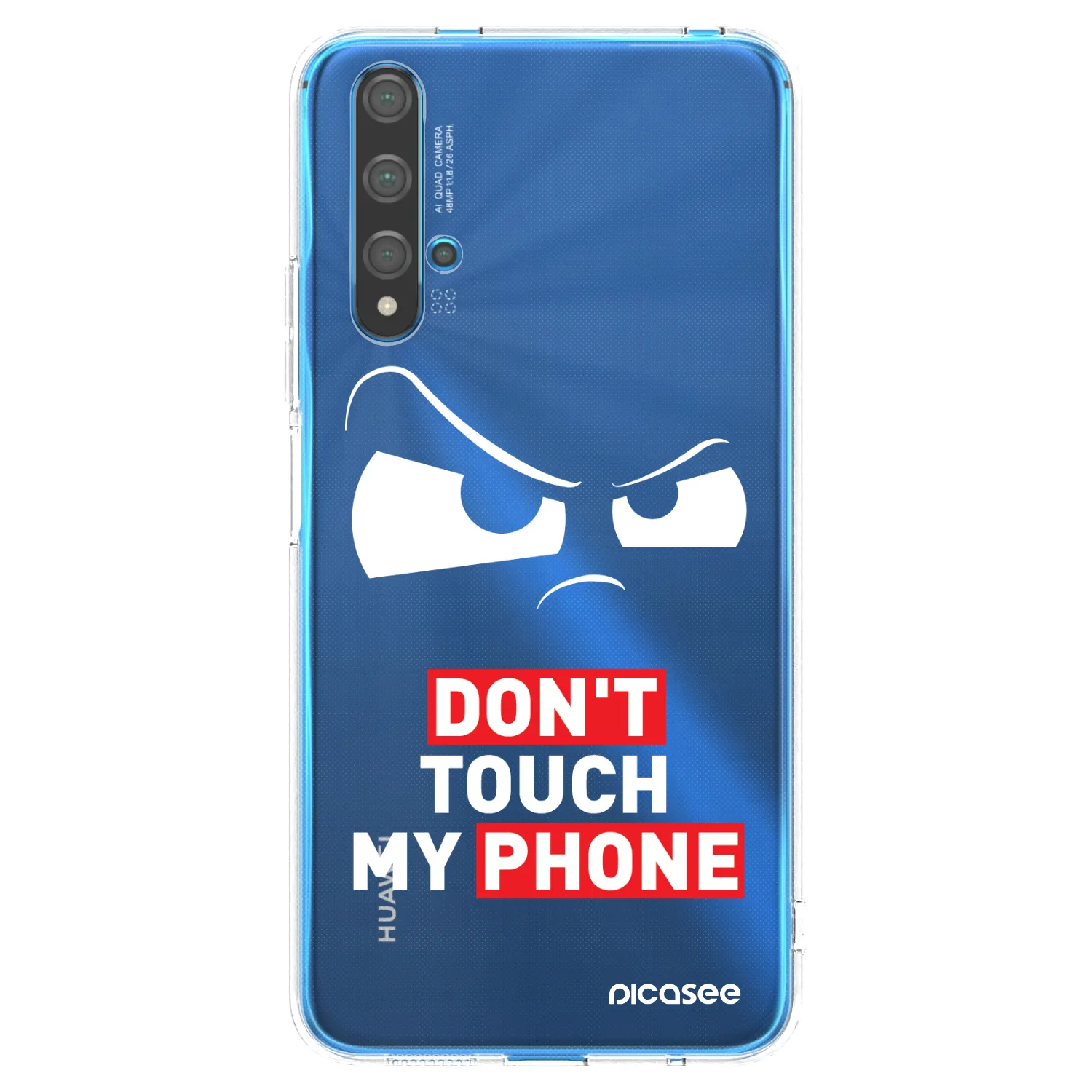 Picasee silikonska prozirna maskica za Huawei Nova 5T - Cloudy Eye - Transparent