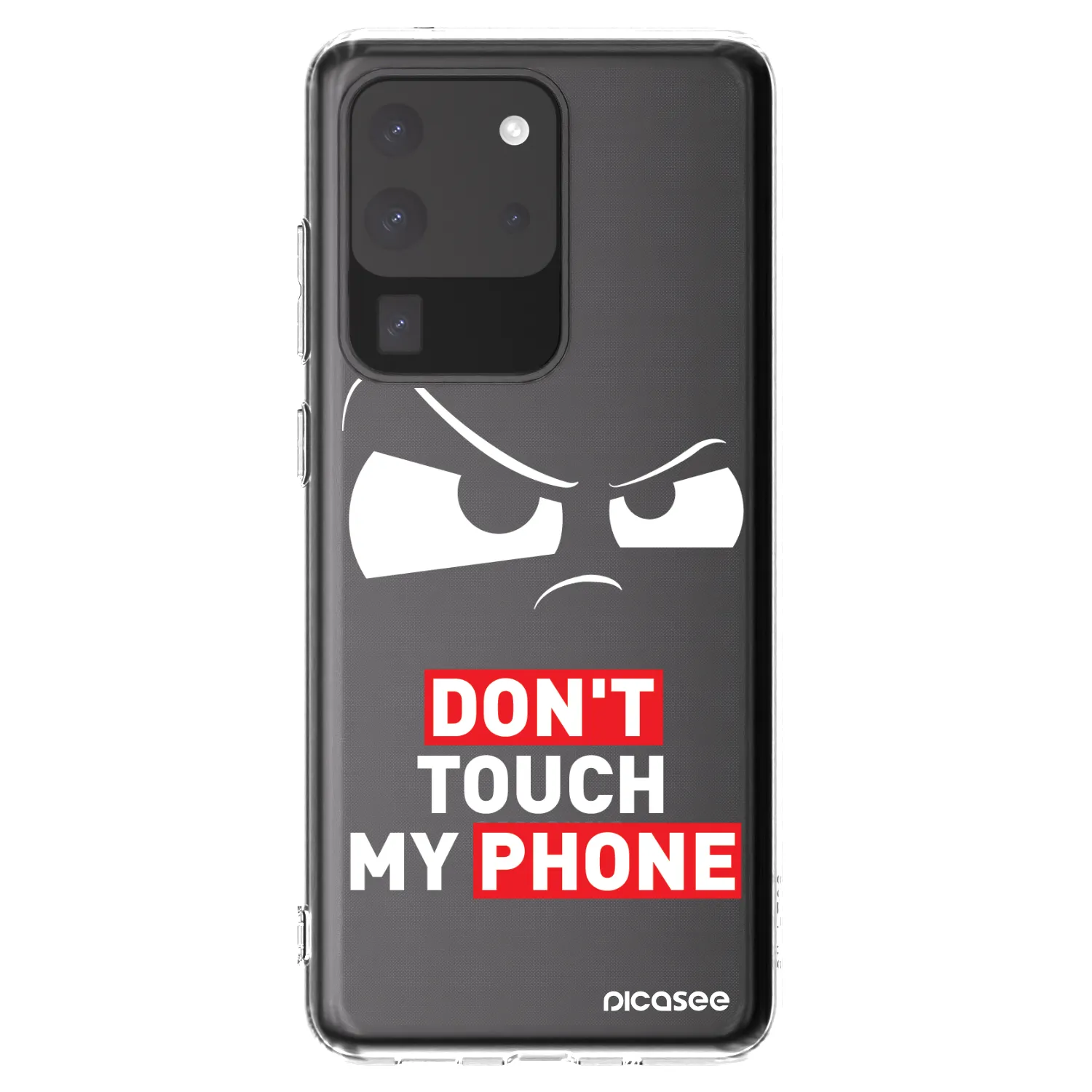 Picasee silikonska prozirna maskica za Samsung Galaxy S20 Ultra 5G G988F - Cloudy Eye - Transparent