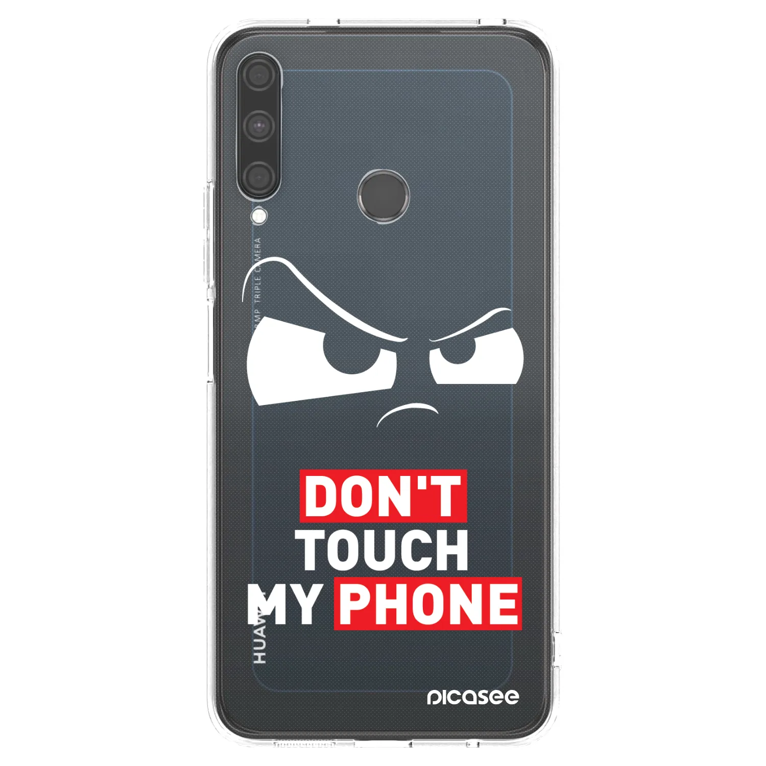 Picasee silikonska prozirna maskica za Huawei P40 Lite E - Cloudy Eye - Transparent