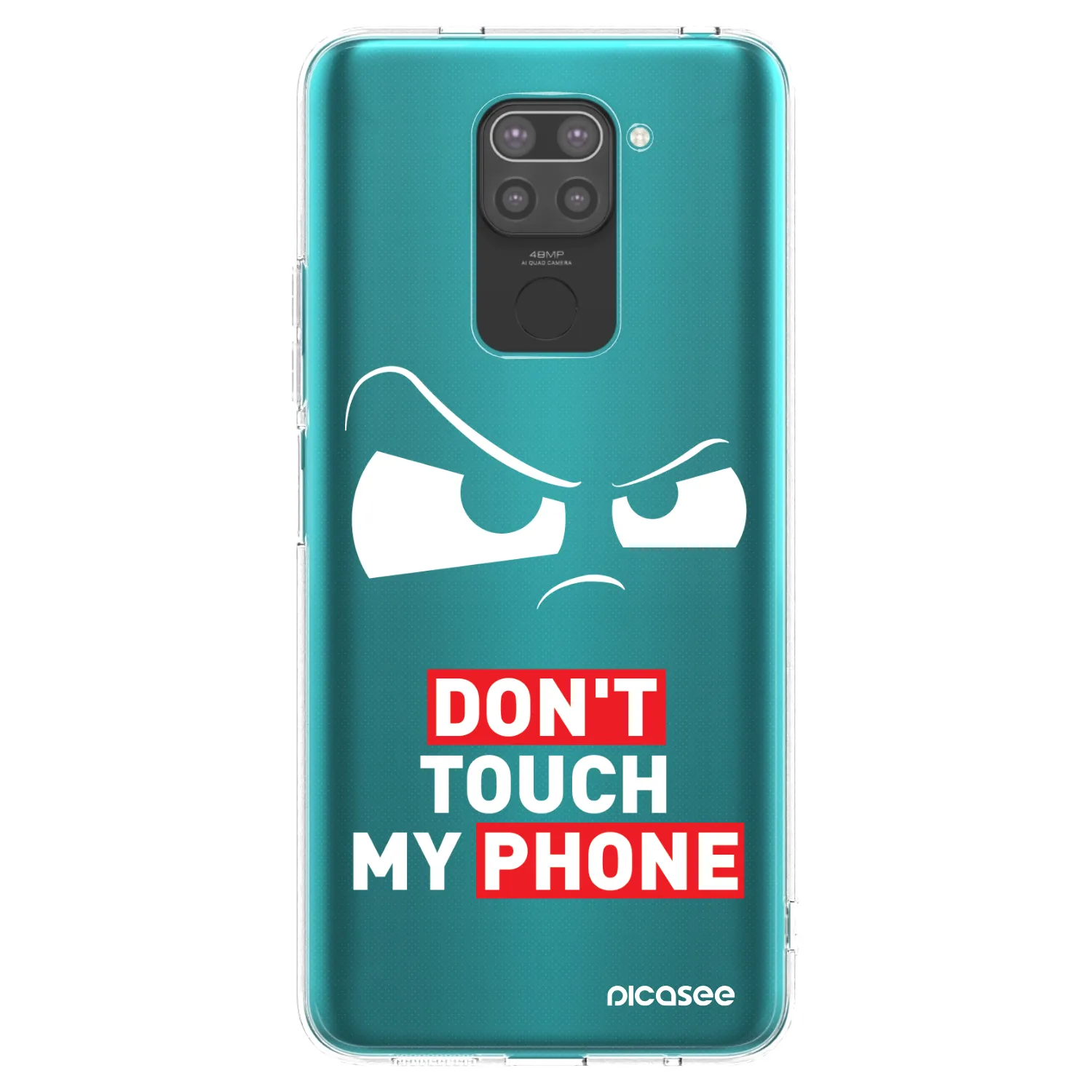 Picasee crna silikonska maskica za Xiaomi Redmi Note 9 - Cloudy Eye - Transparent
