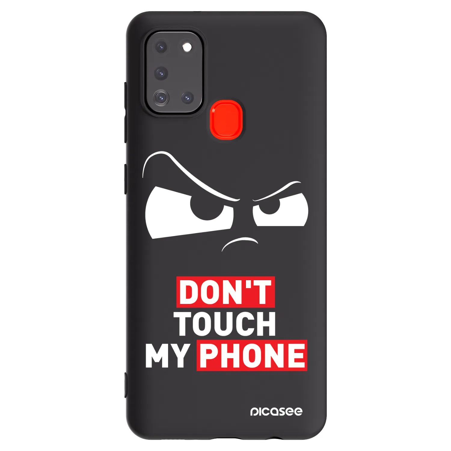 Picasee crna silikonska maskica za Samsung Galaxy A21s - Cloudy Eye - Transparent