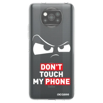 Picasee crna silikonska maskica za Xiaomi Poco X3 - Cloudy Eye - Transparent