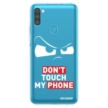 Picasee silikonska prozirna maskica za Samsung Galaxy M11 - Cloudy Eye - Transparent