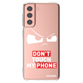 Picasee silikonska prozirna maskica za Samsung Galaxy S21 5G G991B - Cloudy Eye - Transparent