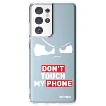 Picasee silikonska prozirna maskica za Samsung Galaxy S21 Ultra 5G G998B - Cloudy Eye - Transparent