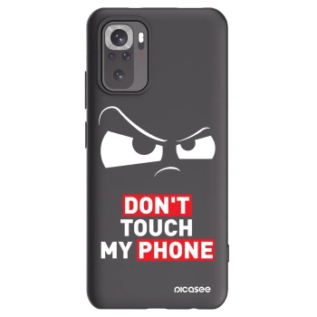 Picasee crna silikonska maskica za Xiaomi Redmi Note 10 - Cloudy Eye - Transparent