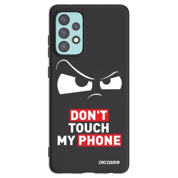 Picasee crna silikonska maskica za Samsung Galaxy A72 A725F - Cloudy Eye - Transparent